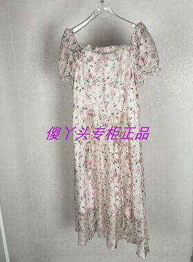 MixMax/ins特卖2024夏季国内专柜正品短袖连衣裙1242160887-1249