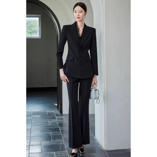 新款 女200斤胖mm蕾丝设计职业套装 大码 套装 2618 西装 2026春季