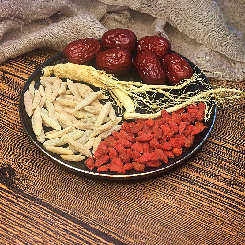 红参人参鸡汤女神气血煲汤材料包