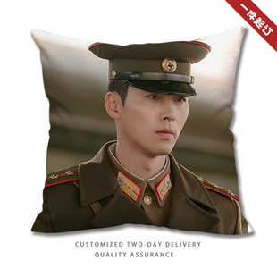 玄彬爱的迫降周边孙艺珍海报写真杂志照片来图定制做双面靠垫抱枕