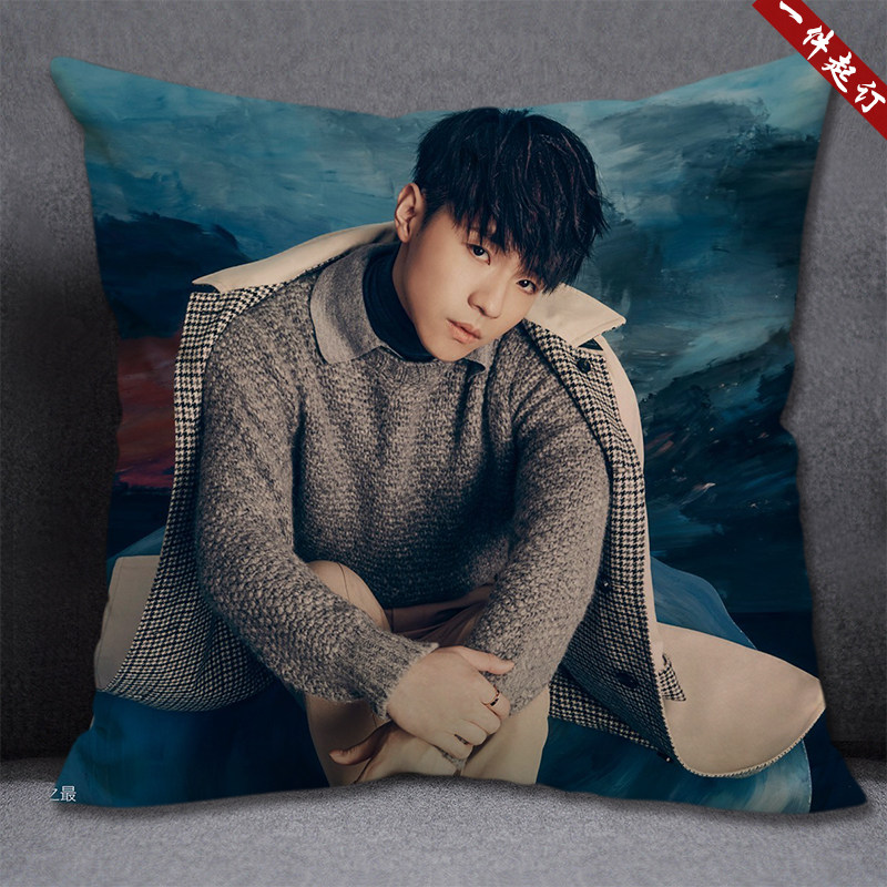 陳卓賢抱枕周边Ian Chan写真香港男团沙发宿舍玩偶礼物定制靠垫