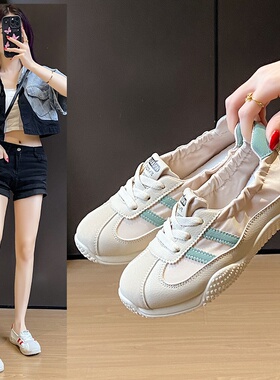 2025小白鞋女春季新款韩版ins女学生休闲运动百搭板鞋街拍K1511