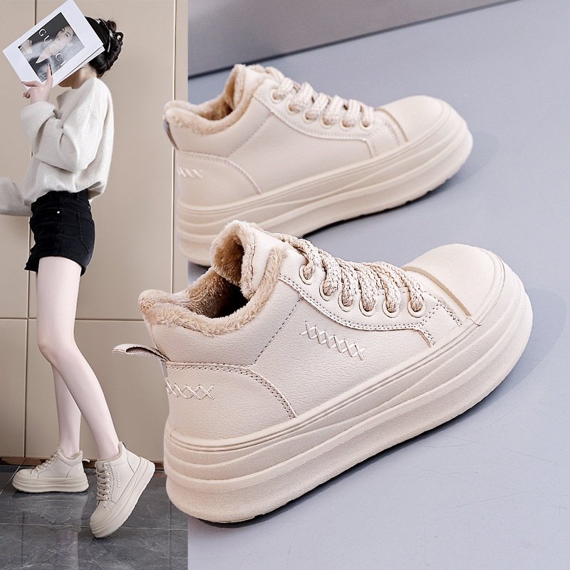 厚底百搭休闲加绒高帮板鞋2025冬季新款款防滑棉鞋t2686爆款热卖,女鞋,棉鞋,淘宝优惠券,粉丝福利购,淘宝优惠卷