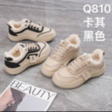2025秋季小白鞋新款韩版ins学生厚底皮面透休闲鞋q810-2棉爆款,女鞋,时尚休闲鞋,淘宝优惠券,粉丝福利购,淘宝优惠卷