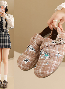 2026格纹鞋春季新款韩版ins学生休闲运动百搭板鞋街拍lds22爆款