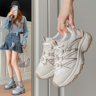 ins女学生休闲运动百搭板鞋 韩版 街拍BN6802 子女秋新款 2025小白鞋