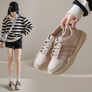 ins女学生休闲运动百搭板鞋 2025平底鞋 韩版 新款 街拍K5202 女秋季