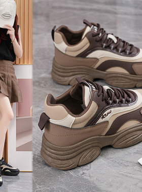 网红老爹鞋女2025年春季新款韩版休闲鞋厚底运动鞋ins潮ep907