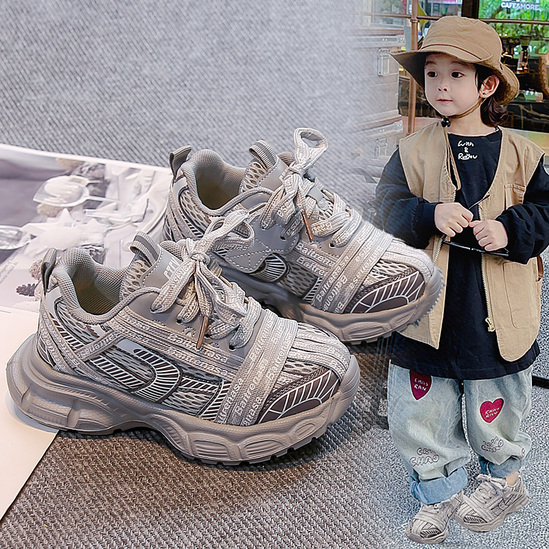 儿童运动鞋2025秋季新款男童鞋子女童老爹鞋软底休闲鞋潮牌秋冬鞋