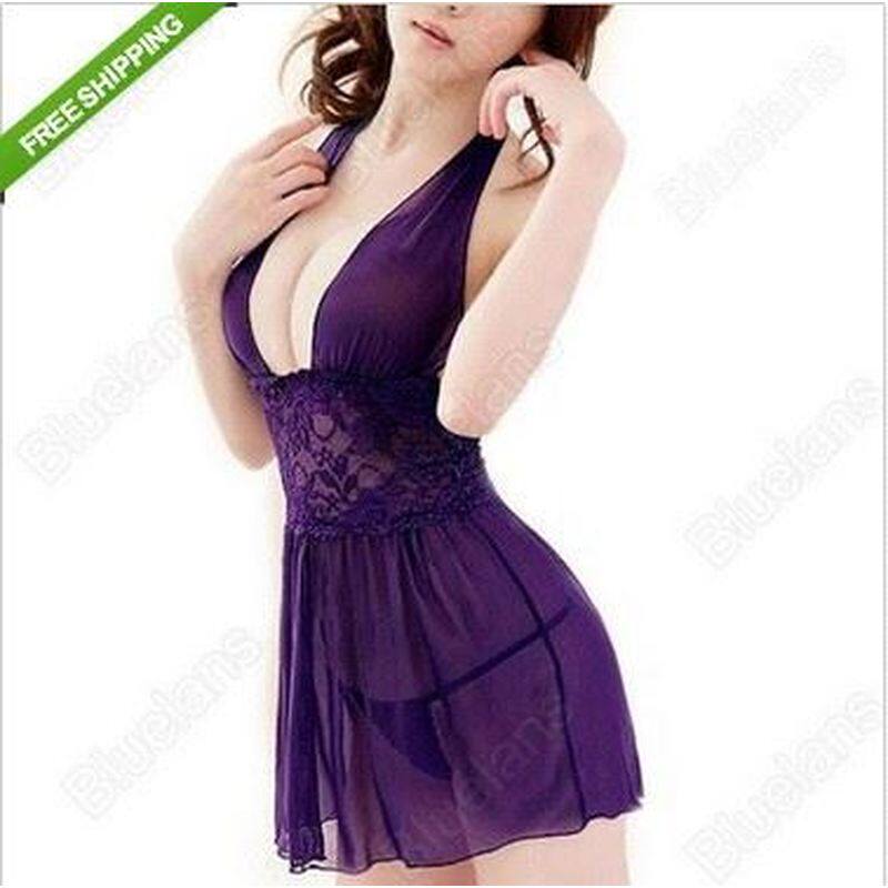 Sexy Lace Lace Strap Dress Two Piece Set 蕾丝花边网纱吊带裙