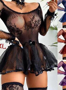 New sexy perspective black lace skirt erotic lingerie