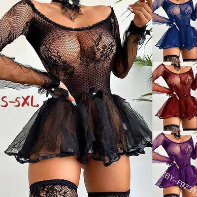 New sexy perspective black lace skirt erotic lingerie