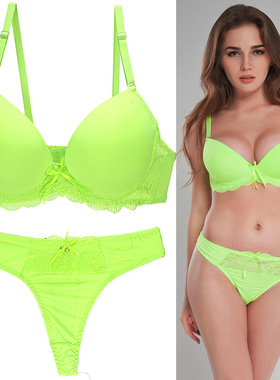 Sexy lace thong bra set plus size lingerie set 文胸套装