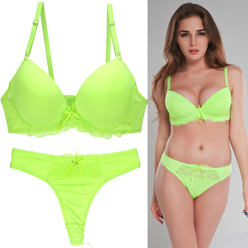 Sexy lace thong bra set plus size lingerie set 文胸套装