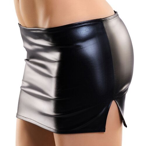 Sexy lingerie elastic ultra short leather skirt弹力超短皮裙