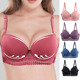 bra silk together Gather size ice enlarged smooth women