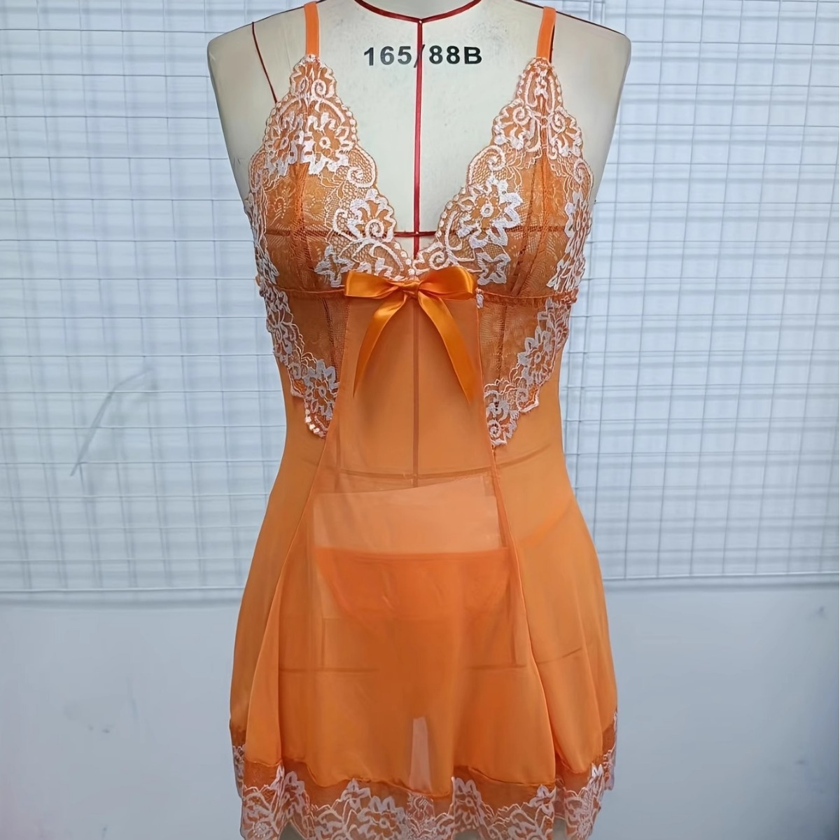 Sexy underwear sling gauze nightdress set性感内衣吊带睡裙