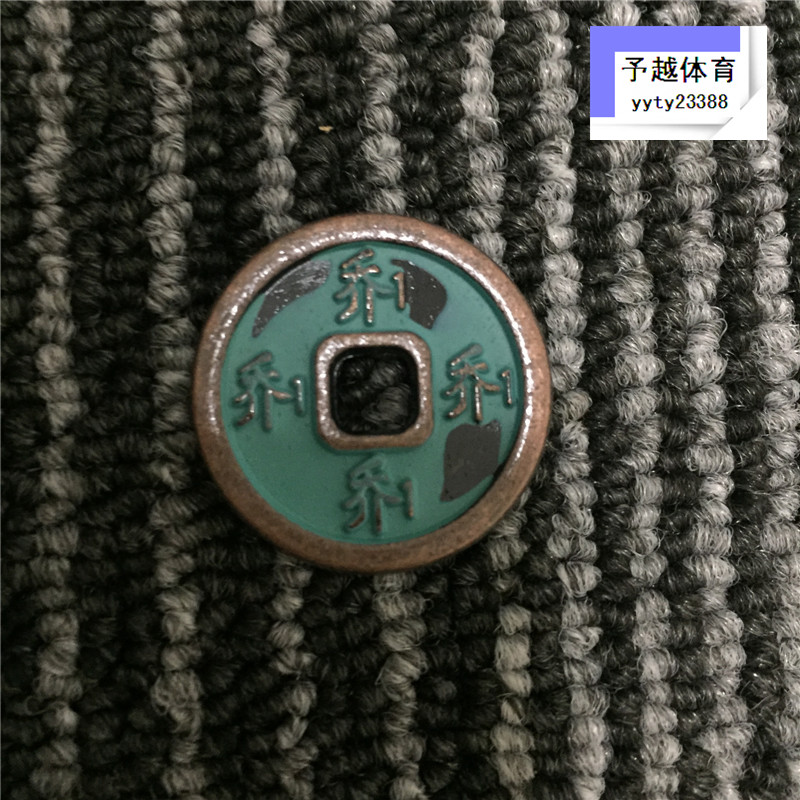 铜钱白丝绸鞋带鞋带配件饰品