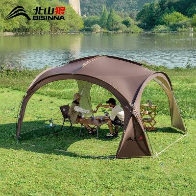 北山狼蒙古包穹顶天幕帐篷户外沙滩防晒露营大空间防风防雨遮阳棚