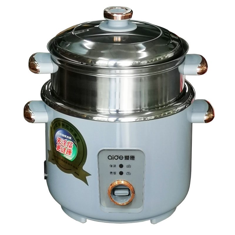 爱德不锈钢内胆老式蒸煮电饭锅