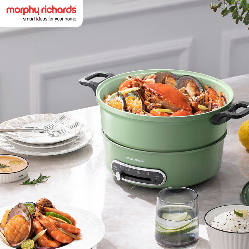 家用多功能锅 多用途锅 电火锅料理锅电热锅 分体式小火锅电煮锅