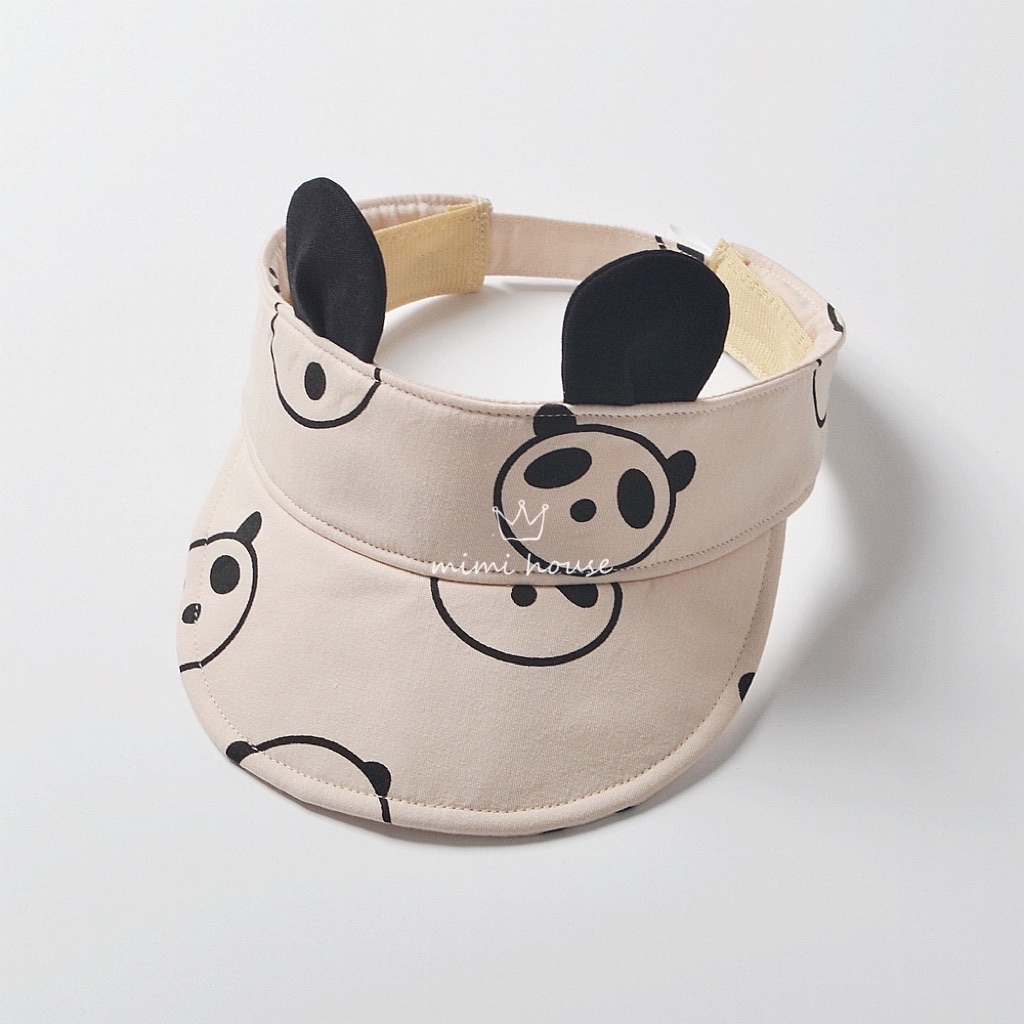 moinmlon夏季儿童防晒空顶帽纯棉