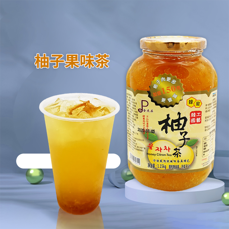 金杰品蜂蜜柚子茶酱果肉茶冲饮红枣茶生姜茶雪梨茶洛神花茶 1150g