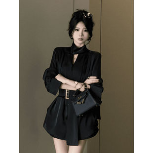 【夏末轻语】2025新款显瘦套装网红轻奢时尚收腰设计师气质套装