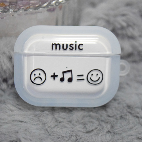 开心音乐airpodspro3保护套苹果AirPods4耳机壳2代TPU防摔3代pro2