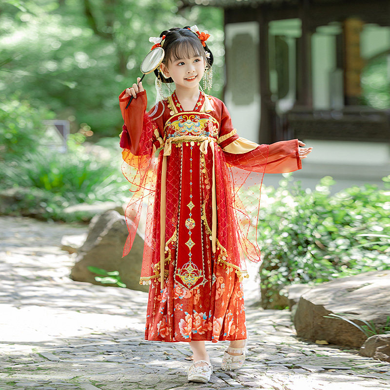 2024年秋季中国风古装汉服连衣裙