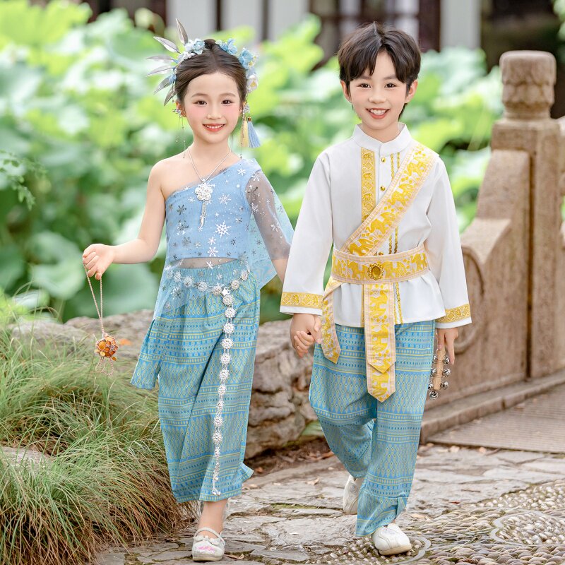 秋季傣族服云南西双版纳表演服