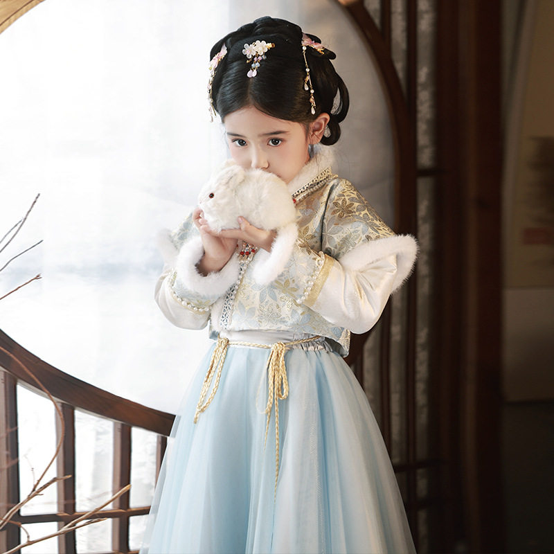 加厚古装汉服拜年服2024年冬季