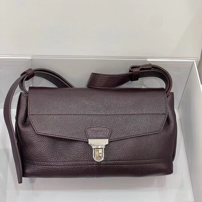 Gearbag邮差包LE进口植鞣牛皮机车包 复古高级真皮单肩斜挎小众