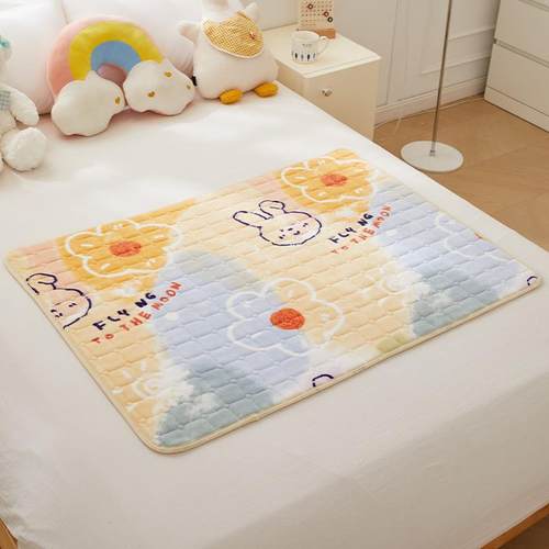 防水防水加绒婴幼儿隔尿垫