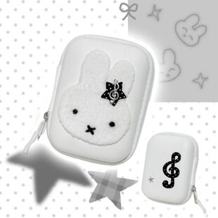 不想洗澡y2k米菲兔子ccd相机包可爱少女卡通便携耳机收纳袋收纳包