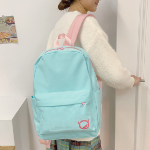 韩版ins风初中生少女百搭大容量小众时尚高中生大学生双肩包背包