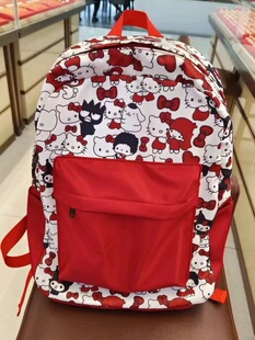 Hellokitty双肩包女2023新款可爱小众背包女初高中生学生印花书包