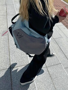 MSCHF限定款反光菱形轻便运动双肩包背包男女书包