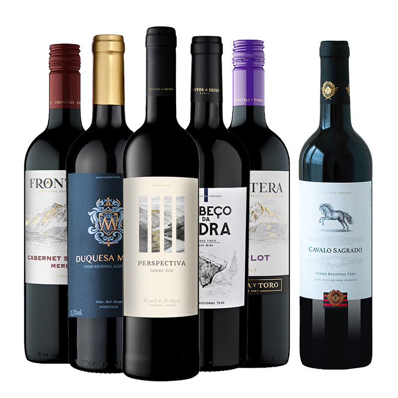 葡萄周末 整箱干红葡萄酒红酒葡萄牙赤霞珠西拉有机 原装进口混搭