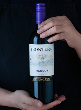 葡萄周末 智利进口中央山谷缘峰Merlot梅洛干红葡萄酒整箱6支红酒