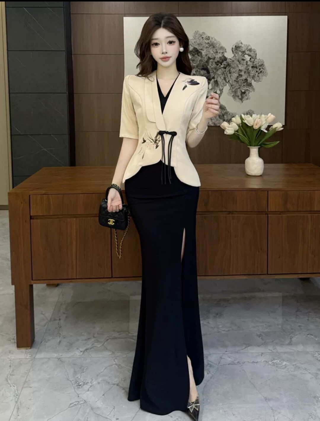 足浴足疗女技师工作服气质套装养生馆会所沐足店酒店ktv柔式工衣