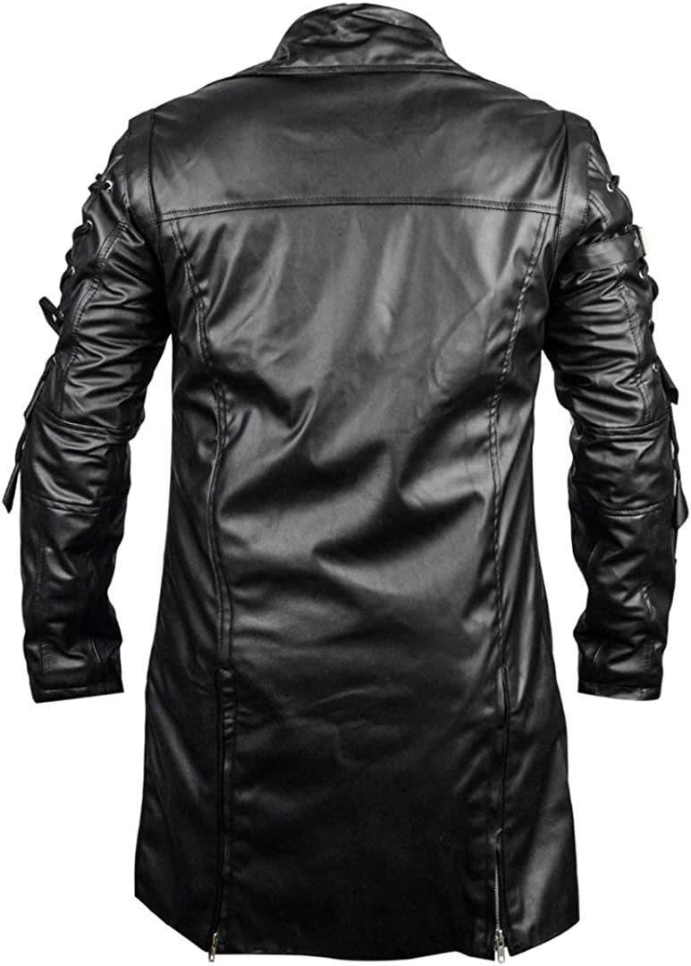 外贸男士万圣节中世纪服装朋克哥特风皮衣外套男W0012P160,男装皮衣,星座1217