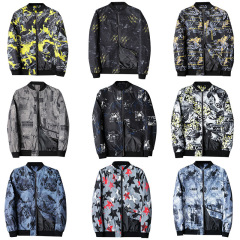 Fall 2020 new fashion print jacket youth trend baseball Blazer loose oversized JK pack