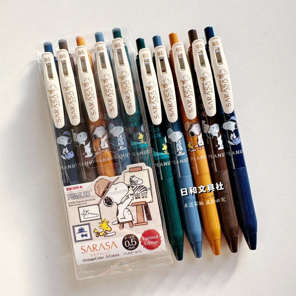 现货日本斑马sarasa史努比限定款jj15中性笔jj56金属笔杆限定替芯