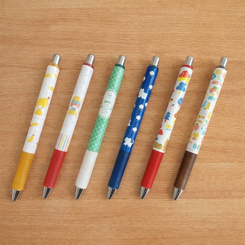 现货2025文具女子博限定mizutama网红插画师派通联名中性笔黑色