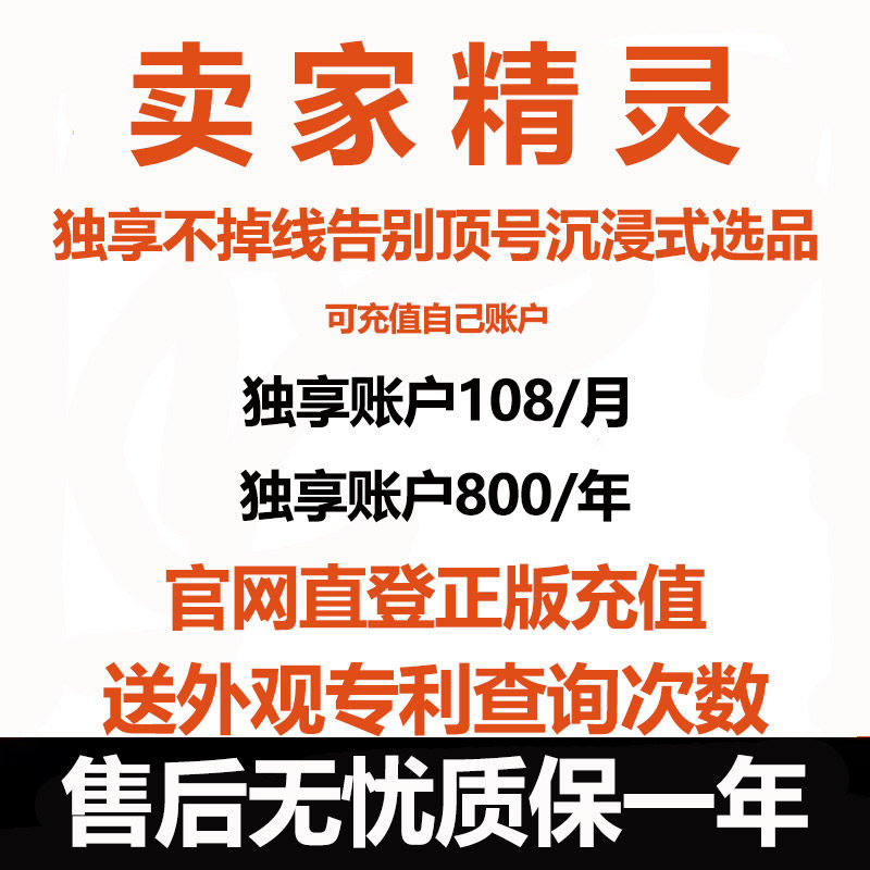 卖家精灵会员独享全功能官网登陆直冲亚马逊市场选品插件卖家精灵