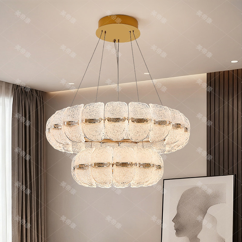 客厅吊灯轻奢高级感客厅大厅灯2026新款现代简约餐厅吊灯卧室灯具