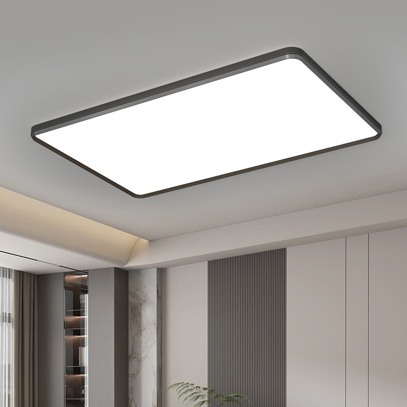 现代超薄吸顶灯 LED 客厅灯简约大气全屋套餐黑白双色
