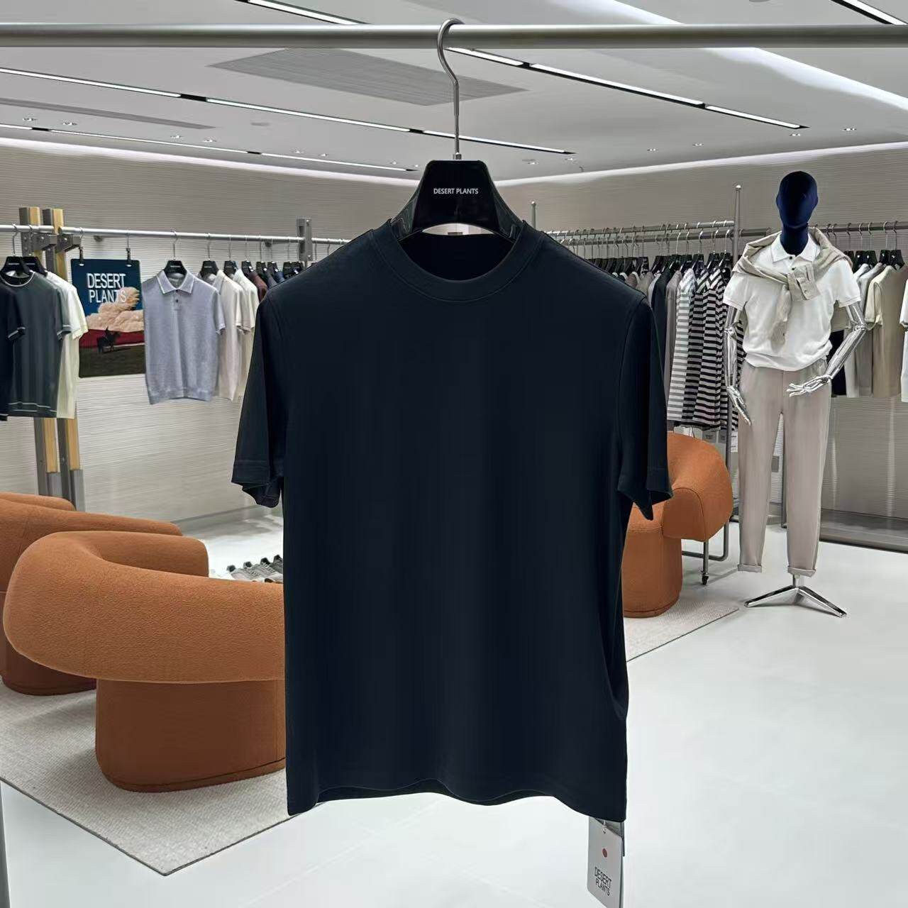 2026春季新款潮牌男装男士短袖t恤简约上衣简约百搭半袖男1137