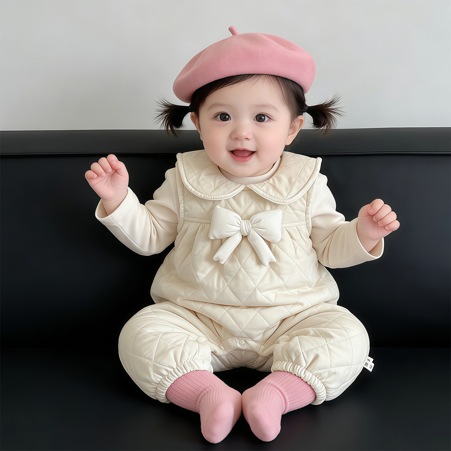 宝宝衣服超萌冬季套装加绒打底衫可爱夹棉背带裤婴幼儿秋冬外出服,童装/婴儿装/亲子装,连身衣/爬服/哈衣,淘宝优惠券,粉丝福利购,淘宝优惠卷